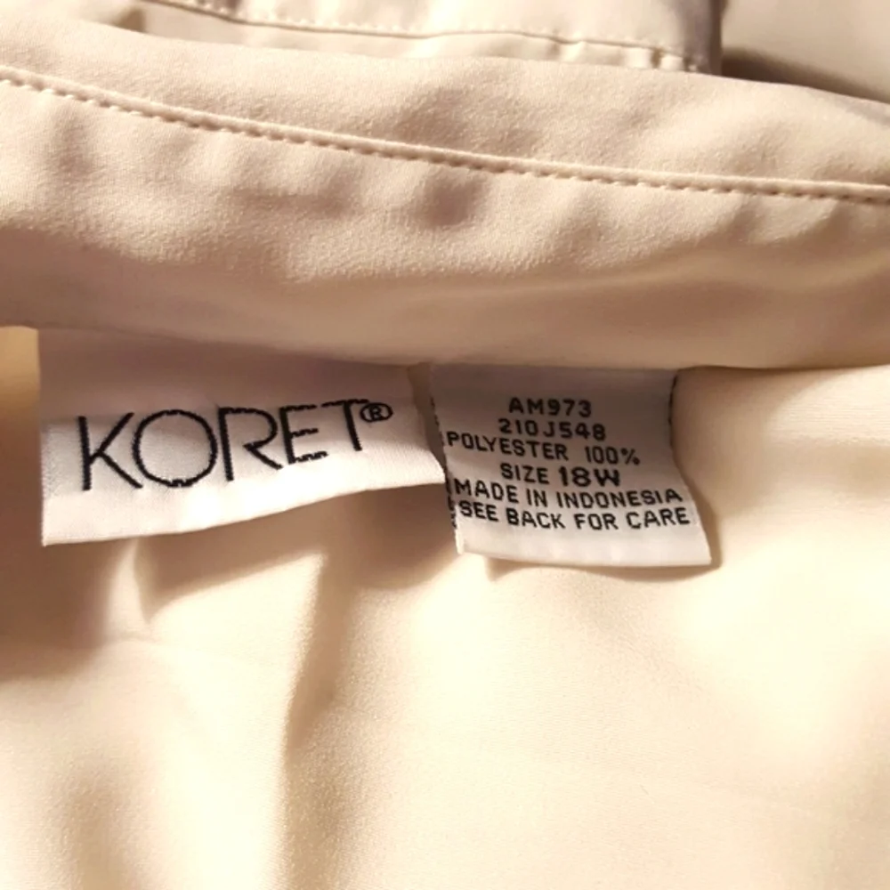 Kcoret Womens Button Up Blouse Size 18W - Picture 7 of 8